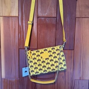 HSFT Yellow Graphic Crossbody Bag OR SHOULDER BAG SIGNATURE DESIGN